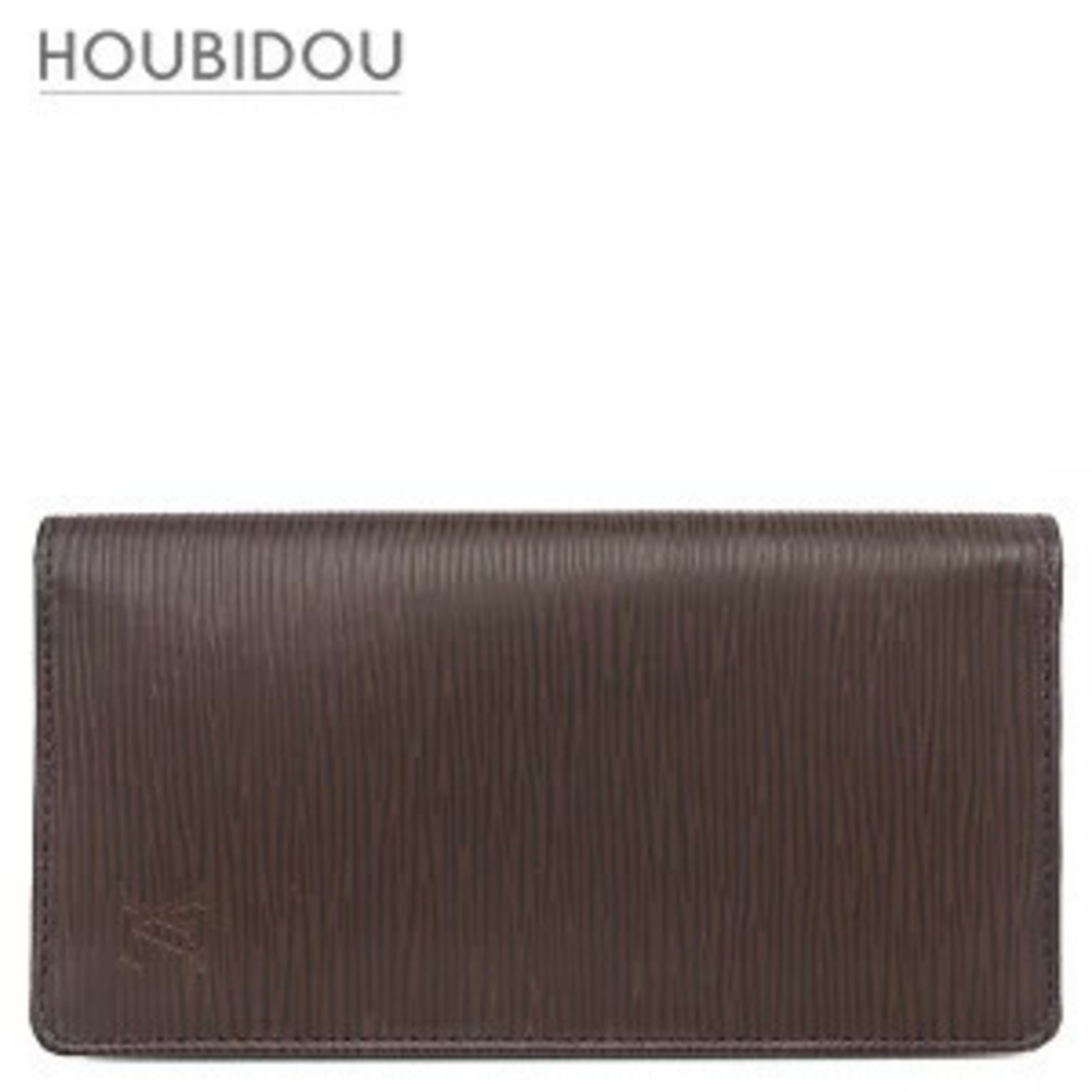 Louis Vuitton Long Wallet Porte Cartes Credit Epi Leather Mocha Brown Bi fold